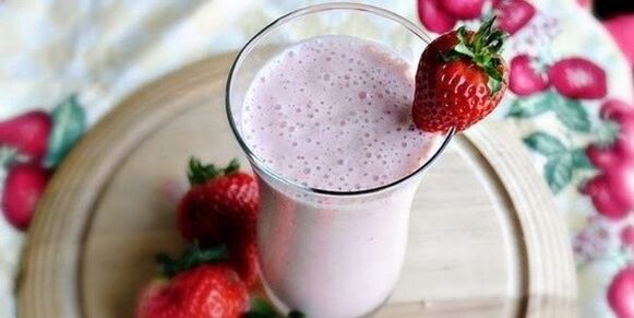 strawberry milkshake alang sa dukan diet